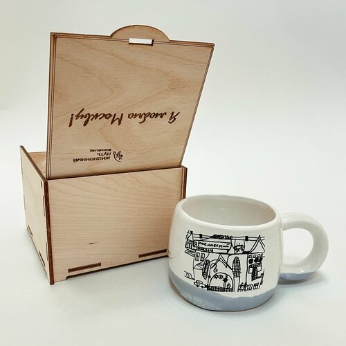 Кружка квадратная 