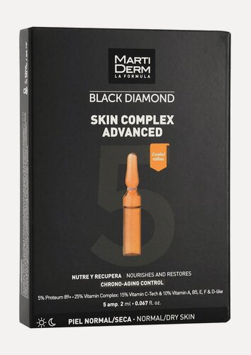Изображение товара MARTIDERM Блэк Даймонд Ампулы для лица «Скин Комплекс Advanced», 5x2 мл
