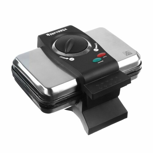 Вафельница электрическая ЭВ-2Ч 1000 Вт орешки тефлоновое покрытие чёрная 395300₽