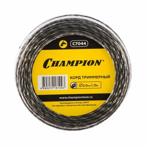 Леска для триммера 2 мм 15 м витой треугольник 849₽