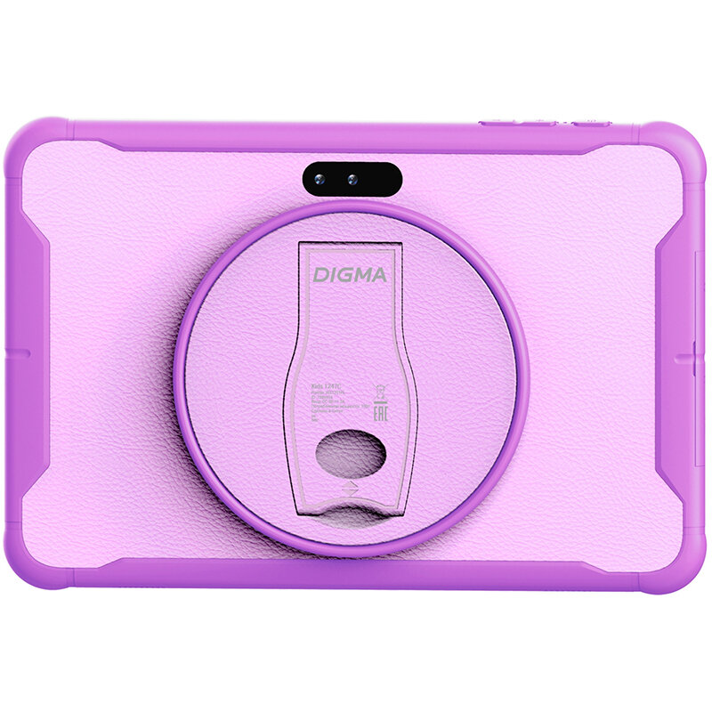 Планшет Digma Kids 1247C T310 1.8 4C RAM4Gb ROM64Gb 10.1" IPS 1280x800 3G 4G Android 12 фиолетовый 2 — фото 16