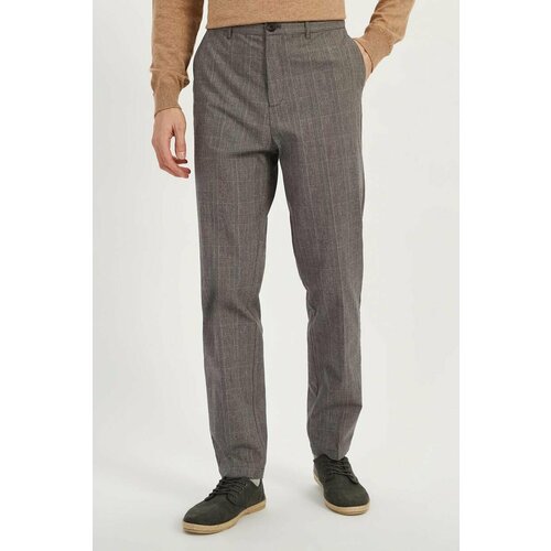 фото Брюки baon, размер 56, серый