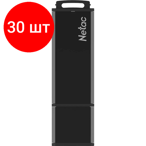 Комплект 30 штук, Флеш-память Netac USB Drive U351 USB3.0 64GB, retail version