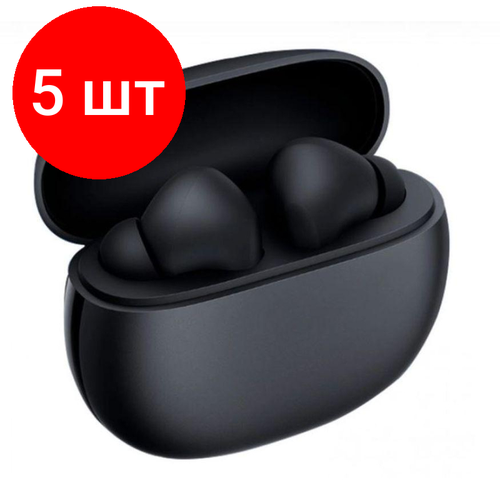 Комплект 5 штук Наушники Xiaomi Redmi Buds 4 Active Black BHR6992GL 1227600₽