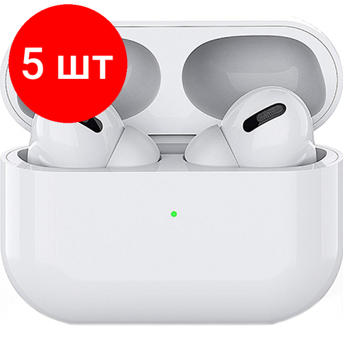 Комплект 5 штук Наушники TeXet Pro белые TWS Bluetooth 126978 1086000₽