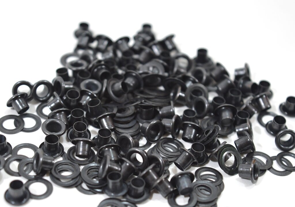 Люверсы №2 4мм сталь оксид (уп 100 шт) Proknopka