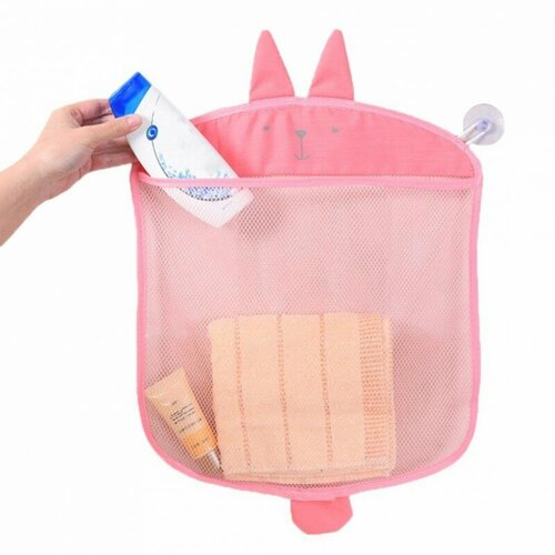 Органайзер на присосках розовый Кролик