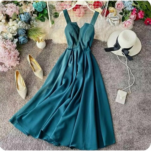 Платье размер 44, бирюзовый