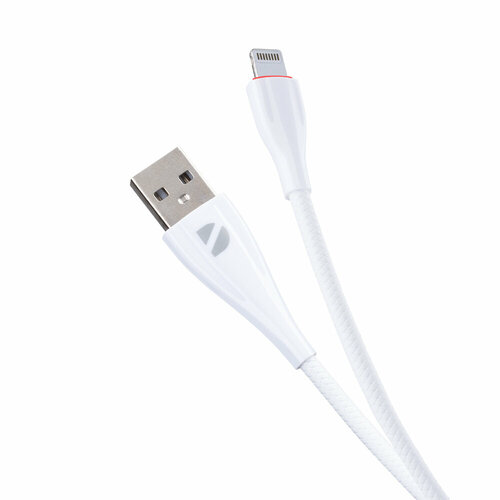 Кабель Deppa Ceramic USB - Lightning (72291), 1 м, 1 шт., белый кабель deppa ceramic usb lightning 72291 1 м 1 шт белый