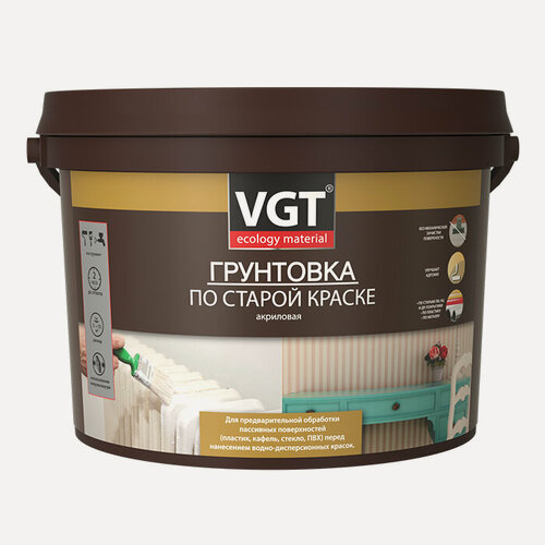 Изображение товара Грунтовка по старой краске VGT ВД-АК-0301, акриловая 10кг