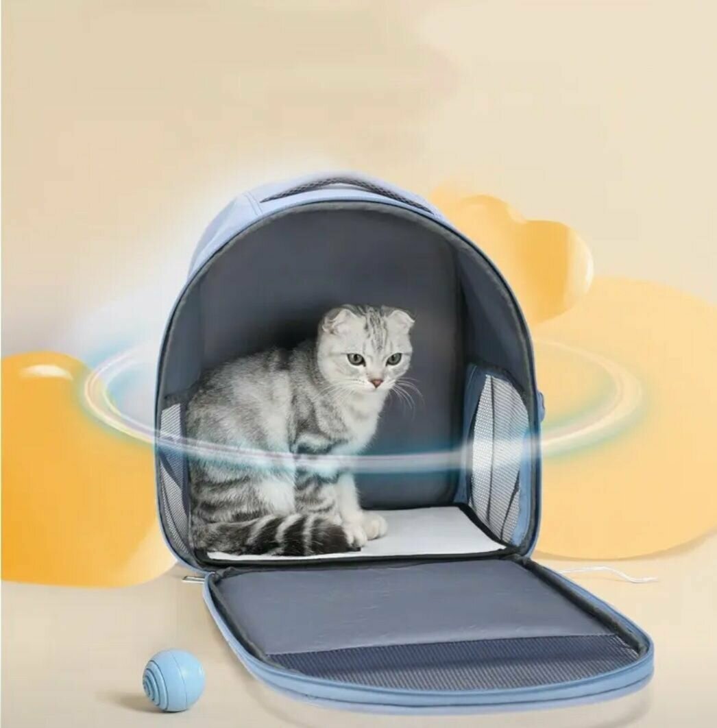 Рюкзак-переноска для животных, для кошек, для собак 1шт - фотография № 3