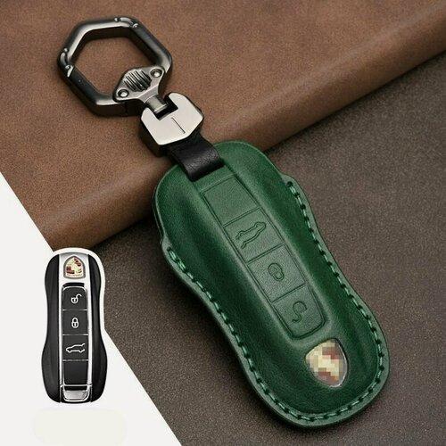 Изображение товара Чехол кожаный для смарт ключа Porsche