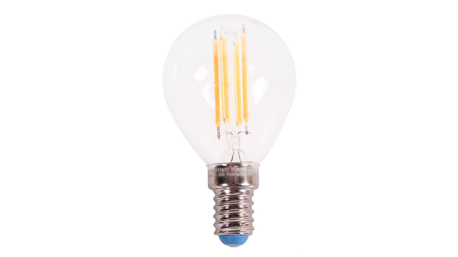 Лампа светодиодная Uniel G45-9W/3000K/E14/C3000К теплый белый