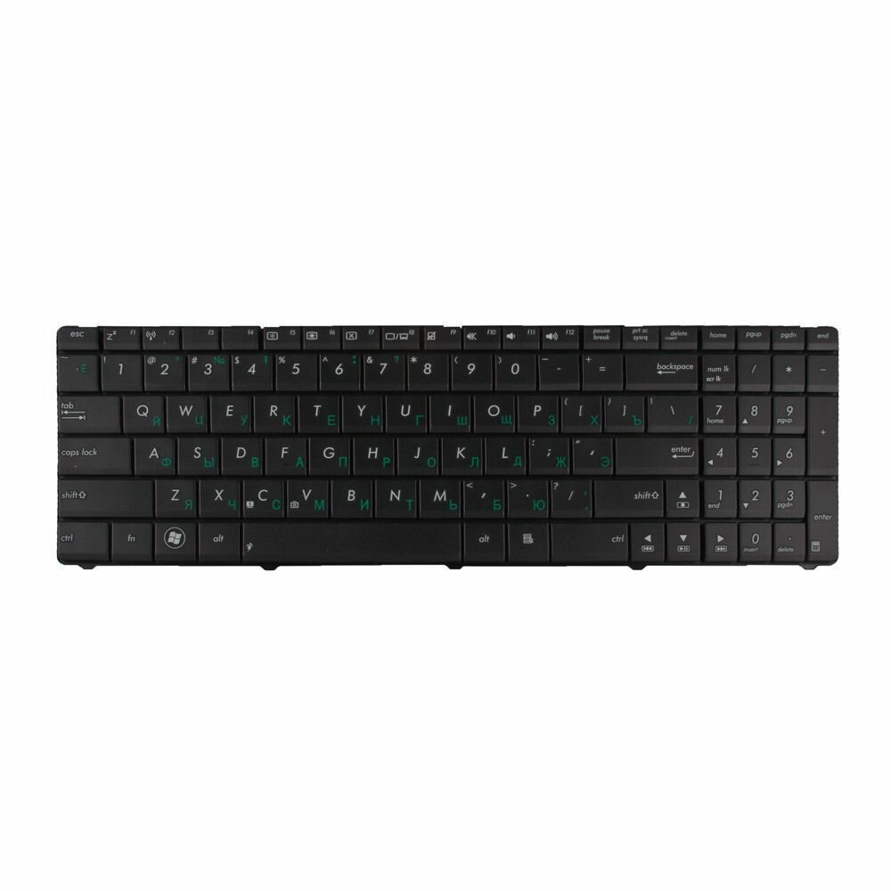 Клавиатура (keyboard) для ноутбука Asus X53, X53C, X53T, черный