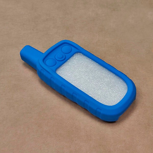 Чехол силиконовый для Garmin Alpha 100 защитный противоскользящий бампер (Голубой)