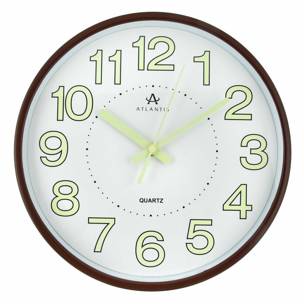 Настенные часы Atlantis 612A10 brown