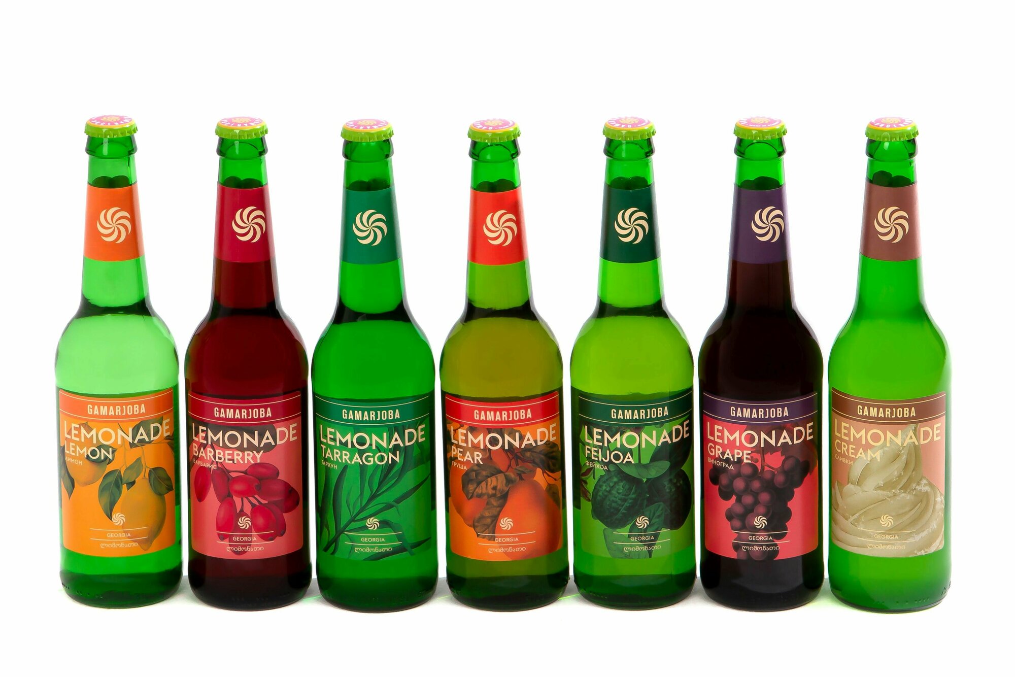 Лимонад Gamarjoba Сливки 500мл Global Beer Georgia - фото №2