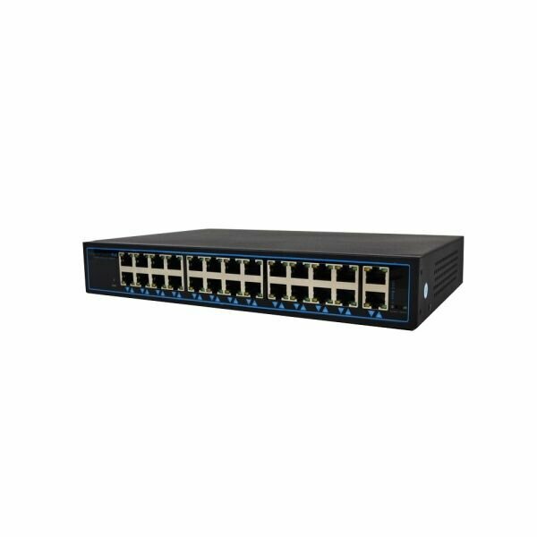 24-портовый PoE коммутатор ATIX AT-NS-24P2G-250 (B)