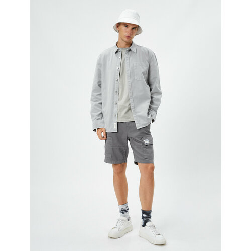 фото Шорты koton, размер 46, серый