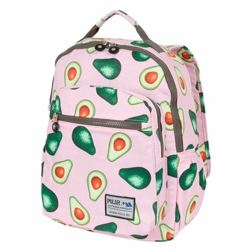 фото Рюкзак polar inc polar п8100-2 городской, розовый (с авокадо)