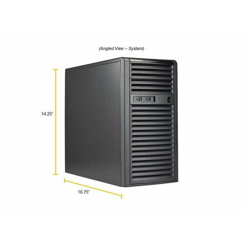 Supermicro Сервер SYS-530T-I Серверная платформа SuperServer SYS-530T-I X12STL-F; CSE-731I-404B сервер supermicro sys 5039d i