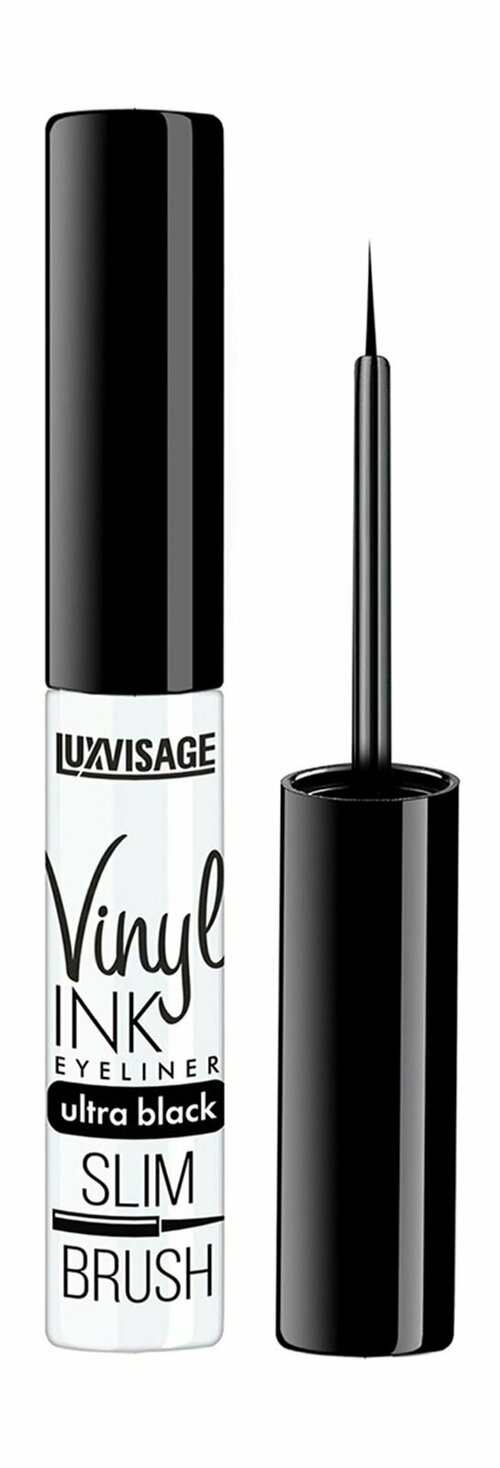 Жидкая подводка для глаз с глянцевым финишем Luxvisage Vinyl Ink Eyeliner