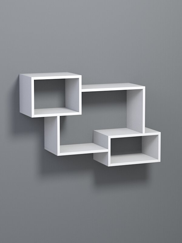 Полка настенная "вайб" №4, Белый. Производитель товара - компания Westcom.