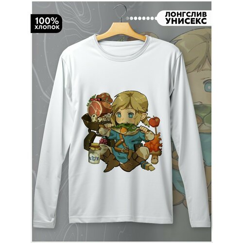 фото Лонгслив бруталити, размер l, белый