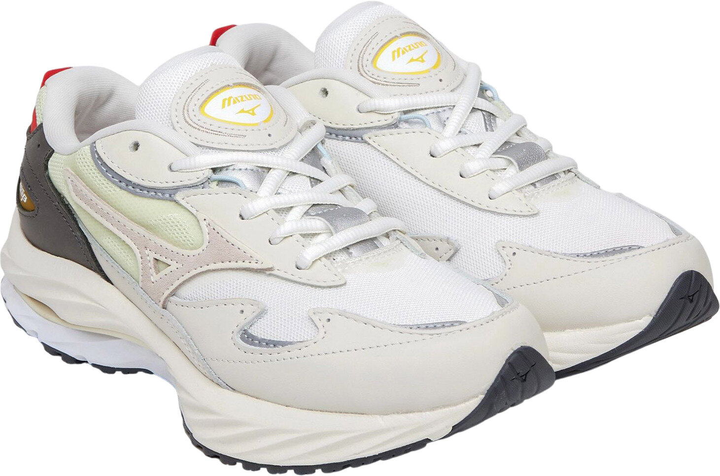Кроссовки Mizuno Wave Rider B, полнота F, размер 8 UK, бежевый