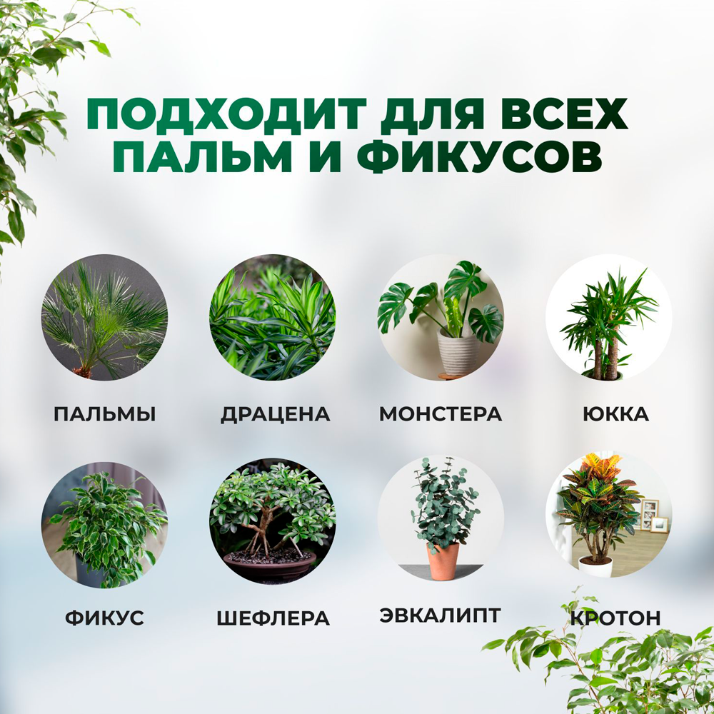 Субстраты, Грунты, Мульча Грунт для фикусов и пальм Сила Суздаля/ земля для комнатных цветов, 10л