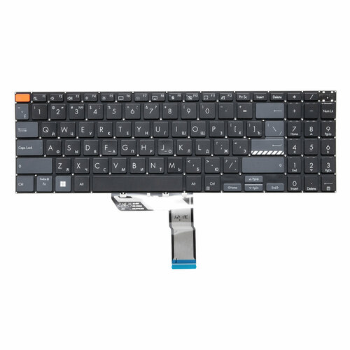 фото Клавиатура с подсветкой для ноутбука asus vivobook pro 15 m6500qc / vivobook pro 15 m6500qh / vivobook pro 15 m3500qc / vivobook pro 15 m3500qa / vivobook pro 15 oled k3500ph / vivobook pro 15 oled k3500pa / vivobook pro 15 oled k6500zc - черная версия 2 der-kit