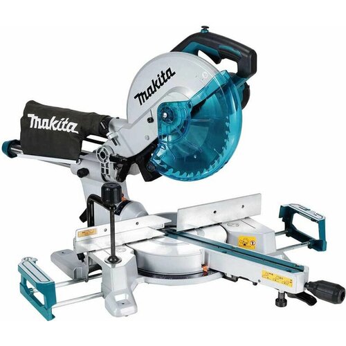 Торцовочная пила Makita LS1110F 1450Вт 4500об/мин d=260мм синий, черный, зеленый