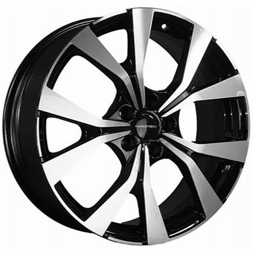 Колесный диск Khomen Wheels KHW1906 7x19 5x114,3 ET45 60,1 Black-FP литой для автомобиля