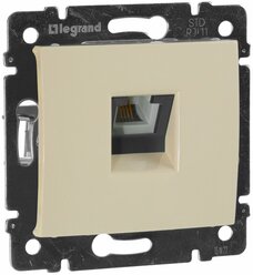 Электроустановочные изделия Legrand Legrand 774338 Розетка телефонная Valena RJ11 4 контакта 1 конне .