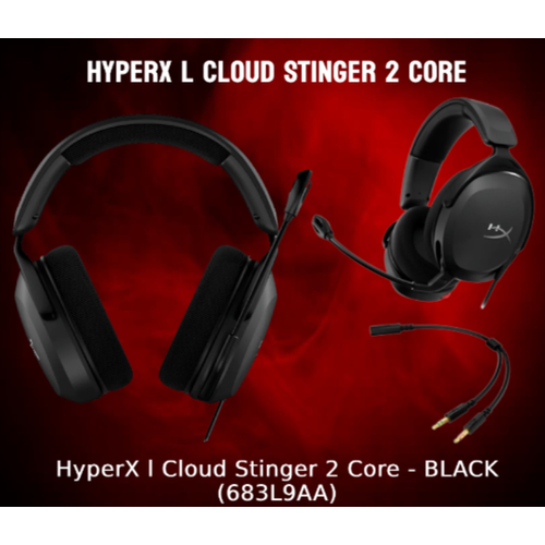 Игровая гарнитура HyperX Cloud Stinger 2 Core 683L9AA серый, черный