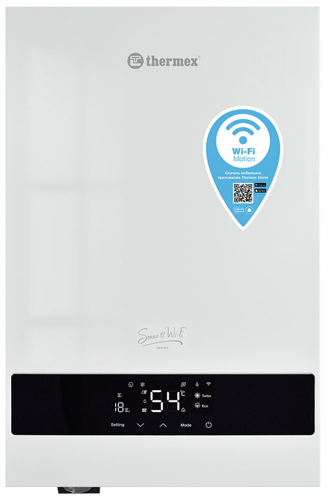 Электрический котел Thermex Sonne 12 Wi-Fi (White)