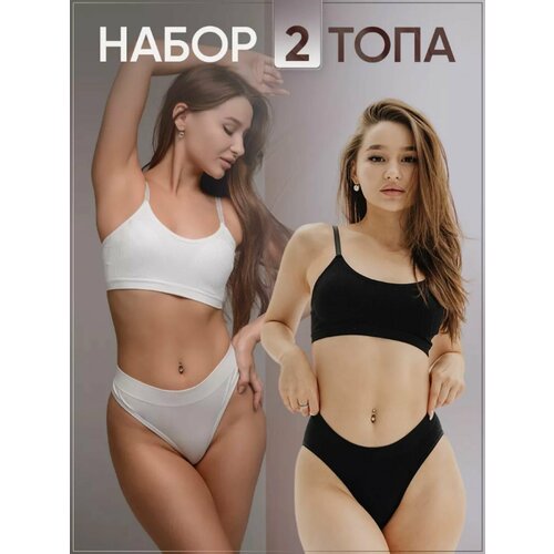 фото Топ valdi's, размер xl, черный, белый