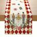 Льняная скатерть с рождественским принтом, 01, 180x33cm 70.8x13in...