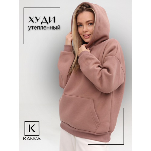 фото Худи kanka, размер 52, , коричневый