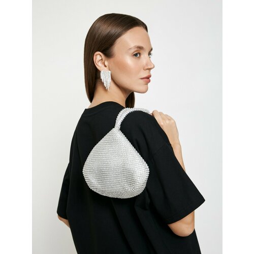 Сумка клатч Concept club серебристый 1088₽