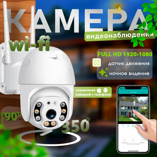 КАМЕРА ВИДЕОНАБЛЮДЕНИЯ FullHD ДАТЧИК ДВИЖЕНИЯНОЧНОЕ ВИДЕНИЕ 550000₽