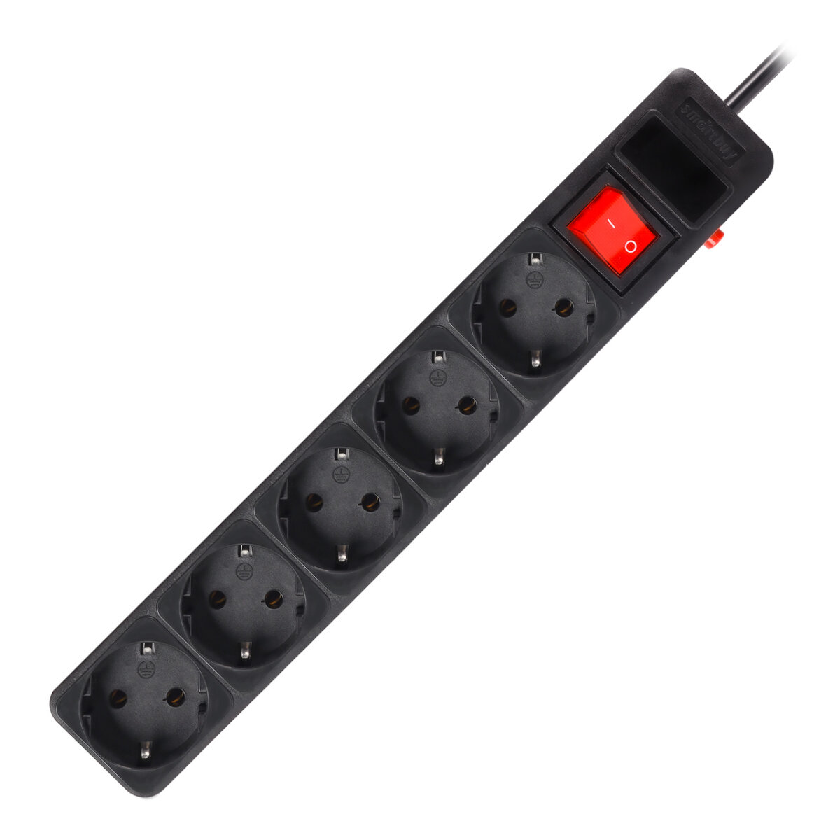 Сетевой фильтр 16А, 3500 Вт, 5 гнезд, с/з, 1,8 м Smartbuy SBSP-5-18-K