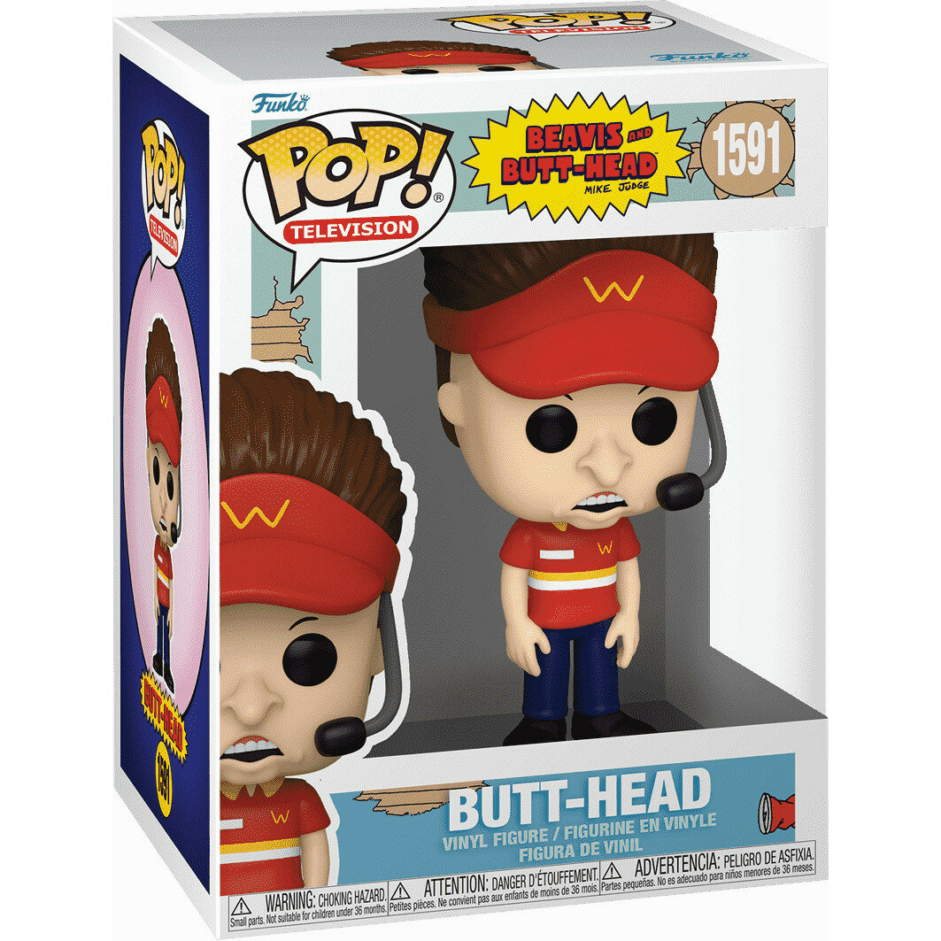 Фигурка Funko POP! TV Beavis and Butt-Head Butt-Head (Burger World Uniform) 80168 — фото 1