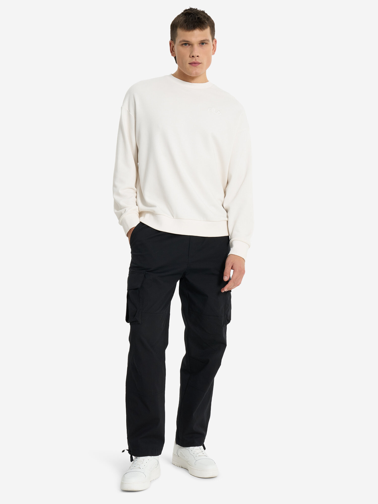 Брюки Fila, размер 44-46, черный — фото 1