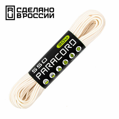 Паракорд 550 CORD nylon 30м RUS (white)