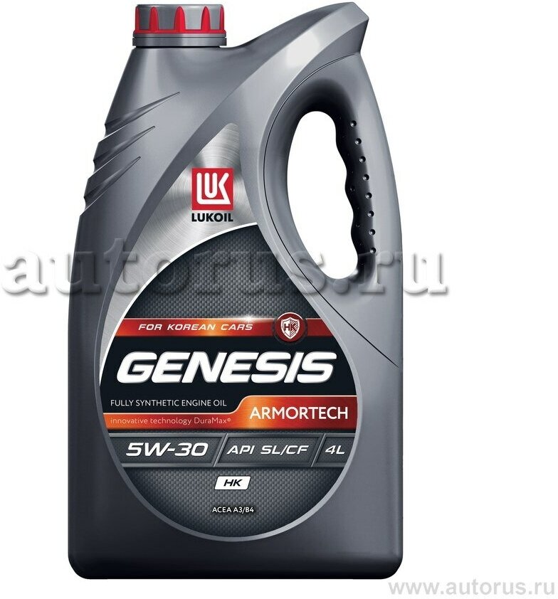 Масло моторное лукойл genesis armortech hk 5w-30 синтетическое 4 л 3149287
