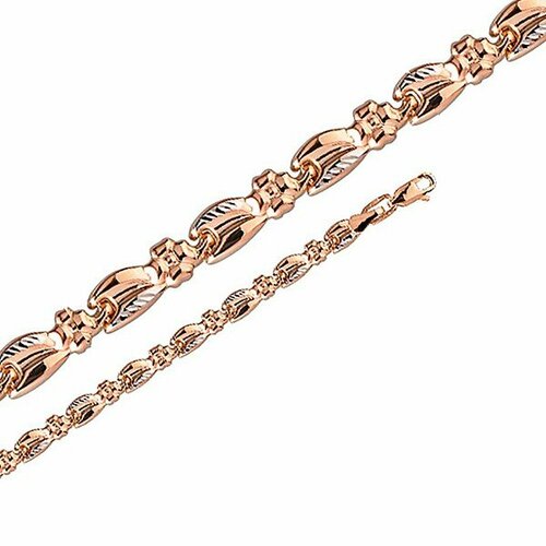фото Браслет jewelin, красное золото, 585 проба, длина 17.5 см.