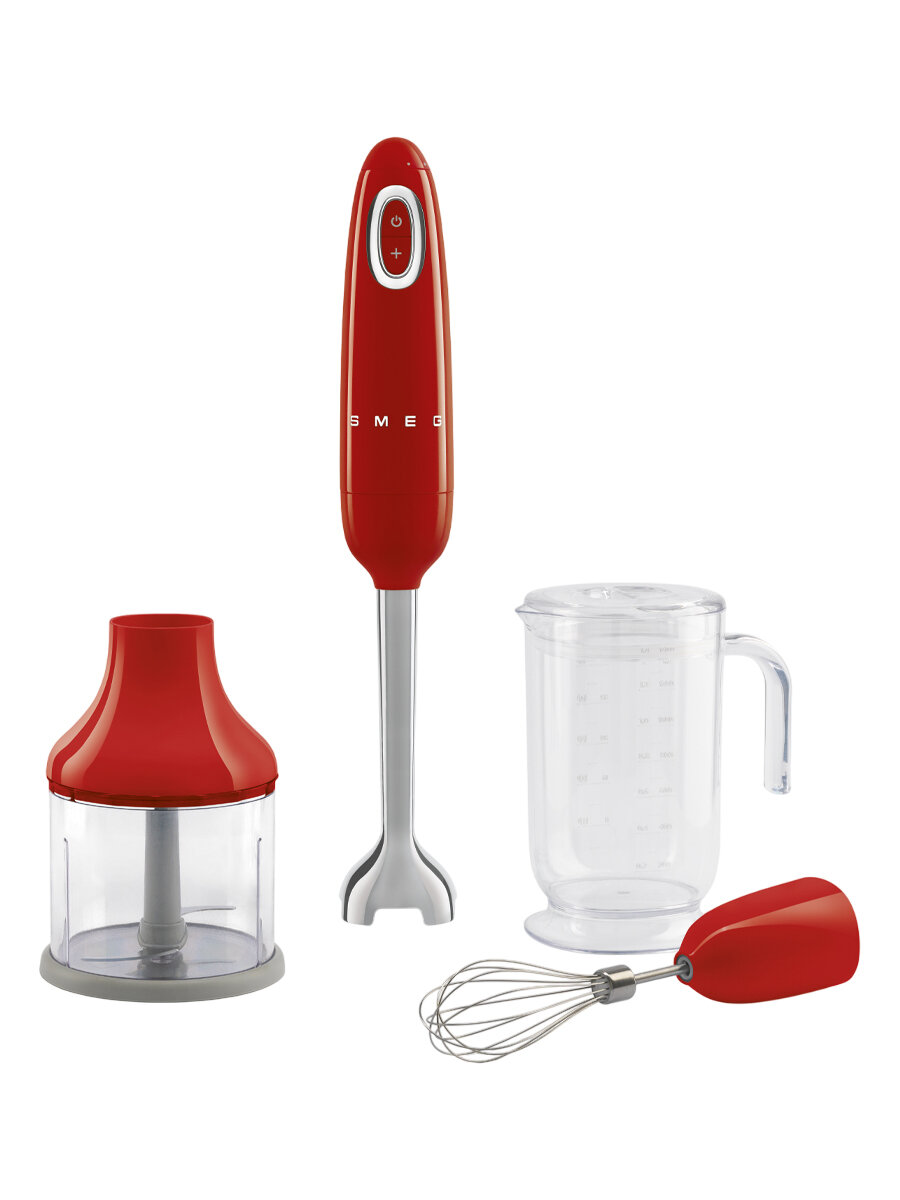 Блендер погружной SMEG HBF03RDEU, красный, официальная гарантия