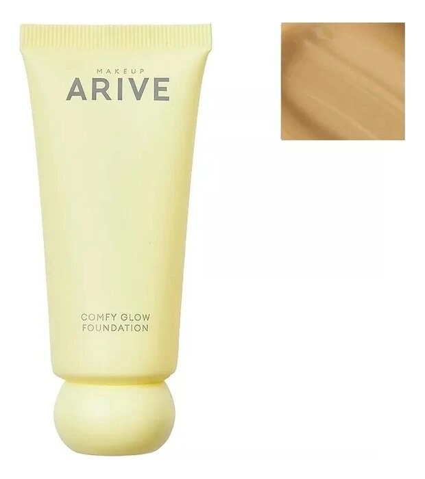 Arive Makeup Сияющий тональный крем для лица Comfy Glow Foundation 30мл 01 Olive Yellow