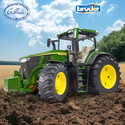 фото Брудер, трактор john deere 7r 350, bruder